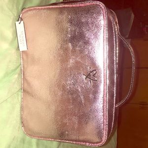 NEW pink metallic Victoria’s Secret Make-up bag.